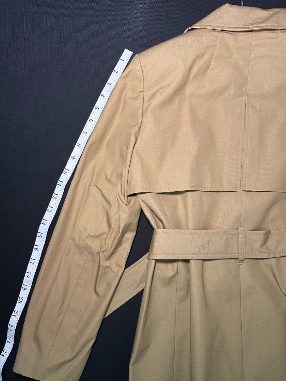 J Crew Cropped Icon Trench Coat - Picture 9 of 11